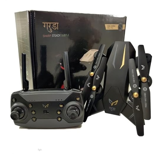 GARUDA 1080 BLACK| WiFi HD 1080P + 720 P FPV Dual Camera